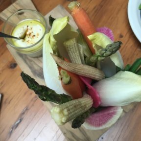 Gluten-free crudite from David Burke Kitchen